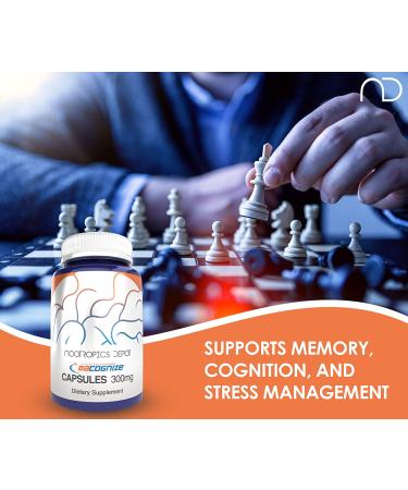 BaCognize Bacopa Monnieri Capsules 300mg - 120 Count - Ayurvedic Herb for Stress Management, Memory & Mood - Buy Online on GoSupps.com