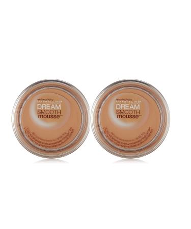 Maybelline New York Dream Smooth Mousse Foundation  Nude Beige  0.49 Ounce  2 Ea
