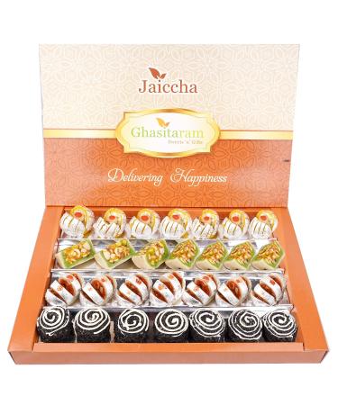 Jaiccha Ghasitaram Sweets-Dryfruit Fancy Sweets 800 GMS |Gift for Diwali Holi Rakhi Valentine Christmas Birthday Anniversary Her Him|