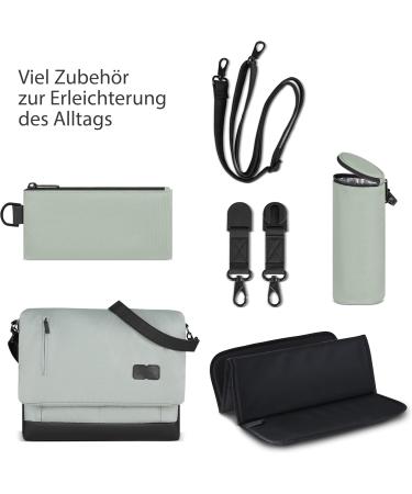 ABC Design Diaper Bag Urban | Crossbody Messenger Bag with Baby Accessories | Large Compartment & Wide Shoulder Strap - Polyester Pine - Buy Online on GoSupps.com