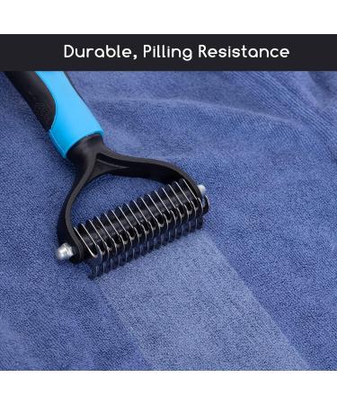 Nobleza Super Absorbent Dog Bathrobe - Fast Drying Towel Coat for Large Dogs/Cats, Adjustable & Cozy - Blue - Buy Online on GoSupps.com