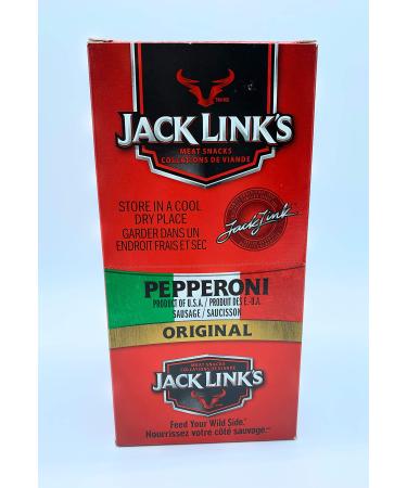 JACK LINKS ORIGINAL PEPPERONI - 20 Individually Wrapped 20g Sticks