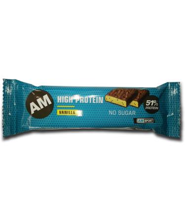 AM Sport High Protein Bar 51% Protein NO SUGAR 24 bars of 50 g - Buy Online on GoSupps.com