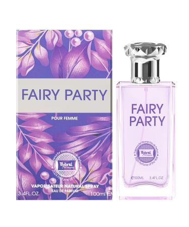 Hybrid & Company Women Fairy Party Pour Femme Eau De Parfum Vaporisateur Natural Spray 3.4 Fl Oz