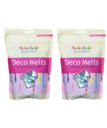 FunCakes Deko Melts - Light Blue (Pack of 2 x 250g) | Ideal for Baking & Decorating | International Shipping Available - Buy Online on GoSupps.com