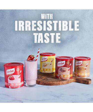 SlimFast Balanced Meal Shake Caramel Flavour - 16 Servings, 584g - High Fibre, Vitamins & Minerals - Meal Replacement for Balanced Diet Plan - Buy Online on GoSupps.com