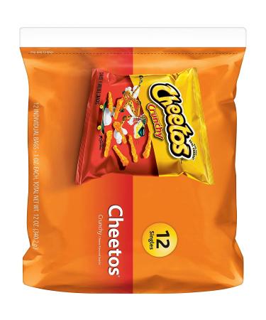 Cheetos Crunchy Cheese Flavored Snacks - 12 Pack - Buy Online on GoSupps.com