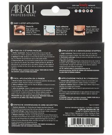 Buy Ardell Professional Real Hair Eyelashes - 1 Pack (8 Pieces) for Stunning Lashes | Fast International Shipping - Buy Online on GoSupps.com