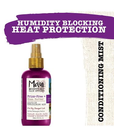 Maui Moisture Frizz-Free Shea Butter Leave-in Conditioning Mist - 8oz - Buy Online on GoSupps.com