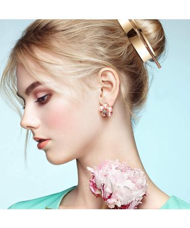 3-Piece Hair Bun Clip Set with Feather, X-Shaped, and Round Top Hair Cuff Buns (Gold) - Buy Online on GoSupps.com