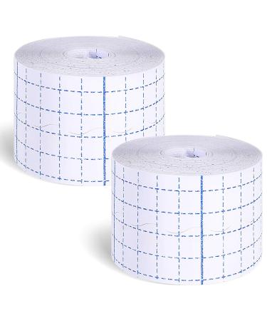 2 Rolls Non-Woven Cover Roll Stretch Tape Non-Woven Adhesive Bandages Breathable Bandage Tape Cohesive Wrap Bandages Protective Stretch Bandage Roll Film (2 Inch x 10.94 Yard) 2x393.8 Inch (Pack of 2) - Buy Online on GoSupps.com