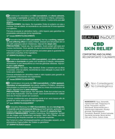  Marny's Marny's CBD Skin Relief Cosmetic Ampoules for Irrituous Skin with Atopic Tendency 7 x 2 ml ampoules for two weeks CBD (Cannabidiol) Niacinamide and Stabilized Vitamin C 60g - Buy Online on GoSupps.com