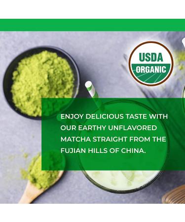 PANATEA Organic Matcha Green Tea Powder - 1 LB Culinary Grade | 100% Pure Premium Matcha for Lattes, Smoothies, Baking | 16 Oz Tin - Buy Online on GoSupps.com
