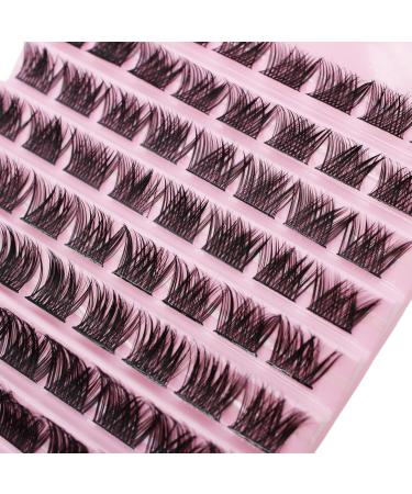 Selawasty 80pcs Lash Clusters D Curl Mega Volume Wispy Individual Eyelash Extensions - DIY at Home (S5-D-8-16MIX) - Buy Online on GoSupps.com