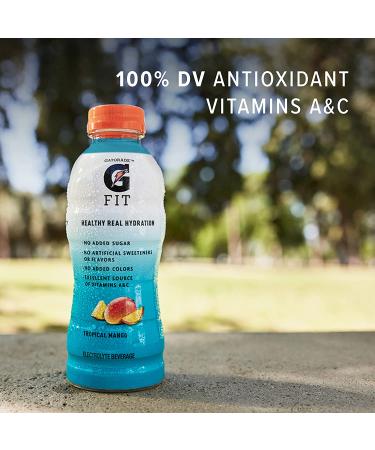 Gatorade Fit Electrolyte Beverage Variety Pack - 12 Bottles, 16.9 oz Each - Buy Online on GoSupps.com