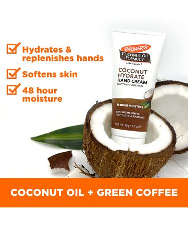 Palmer's Coconut Hydrate Hand Cream 3.4 oz | Deeply Moisturizing & Nourishing - Buy Online on GoSupps.com