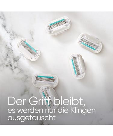 Gillette Venus Deluxe Smooth Sensitive Razor Blades for Women - 4 Replacement Blades for Ultimate Comfort & Precision - Buy Online on GoSupps.com