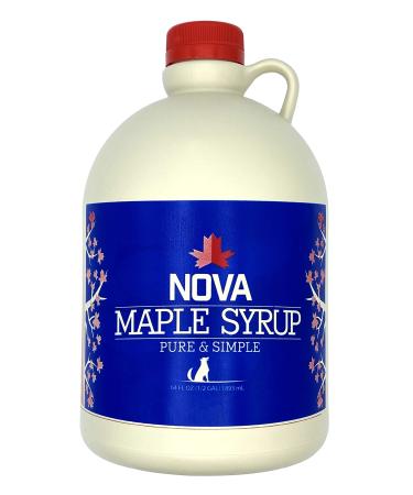 Nova Maple Syrup - Pure Grade-A Maple Syrup (Half Gallon)