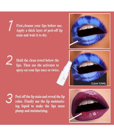 SHEEYOON Peel Off Lip Stain - Long Lasting Waterproof Matte Lip Tint (Pink) - Buy Online on GoSupps.com