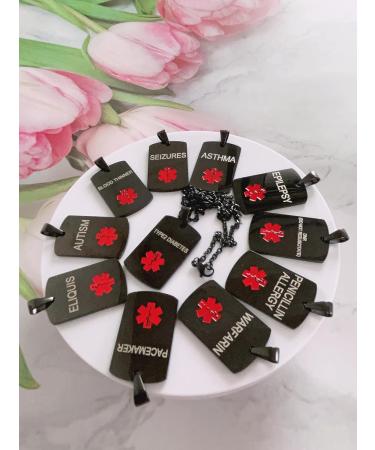 Medical Alert ID Necklace for Men & Women | Stainless Steel DNR Pendant | Emergency Med Alert Jewelry - Buy Online on GoSupps.com