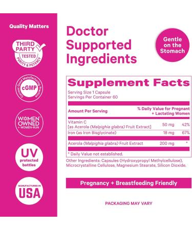 Pink Stork Magnesium + Iron Bundle - Magnesium Glycinate for Mood and Calm Iron + Vitamin C for Absorption Blood Cell Production Whole Body Wellness - Buy Online on GoSupps.com