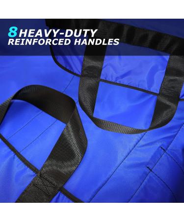 Lotchen Transfer Board for Patient Lifter Heavy-Duty Patient Transfer Board with 8 Handles Ideal for Elderly & Overweight Individuals (Blue 100x120cm) - Buy Online on GoSupps.com
