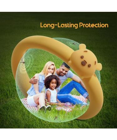 Mosquito Repellent Bracelets for Kids & Toddlers | Waterproof Natural DEET-Free | Reusable Bug Bands for Camping & Travel (Yellow - Buy Online on GoSupps.com