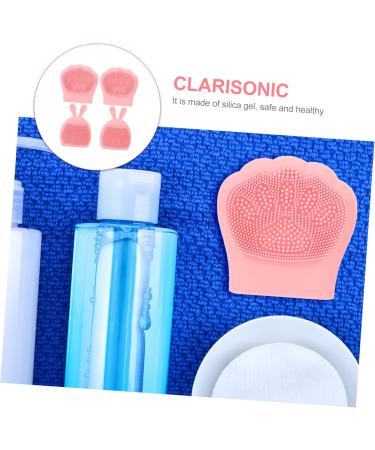 minkissy 20 Pcs Rabbit Ears Facial Brush Facial Cleansing Massage Face Scrubber Face Wash Brush Silicone Baby Cradle Cap Brush Silicone Brush Pink Miss Silica Gel Pore Brush Portable Light Pinkx5pcs 7.5x7.5cmx5pcs - Buy Online on GoSupps.com