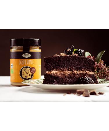 Buy Betty Butter Bio Premium Cashew Butter 4 x 330g - Organic Sugar-Free Fairtrade Cashew Puree Creamy Nut Spread - Buy Online on GoSupps.com