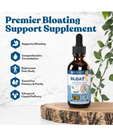 BloatX Advanced Bloating Support Supplement - Liquid Delivery for Better Absorption - Fennel, Dandelion, Artichoke, Ginger & More - Buy Online on GoSupps.com