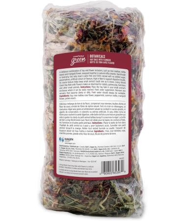 Living World Green Botanicals Hay Bale with Flowers 200 g (7 oz) - Buy Online on GoSupps.com