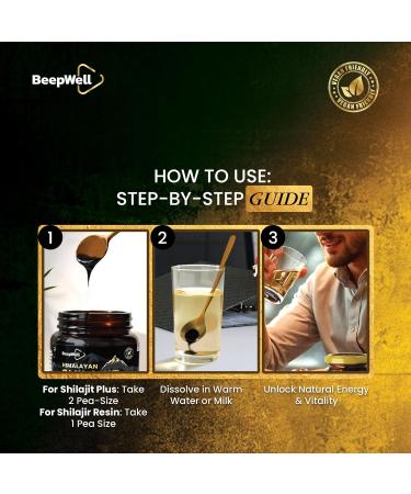 Natural Shilajit Resin (80 Servings) + Ashwagandha & Black Pepper Extract (50 Servings) | 2-in-1 Organic Combo | 85% Fulvic Acid Gold Grade Natural Ayurvedic Blend 40g Each - Buy Online on GoSupps.com