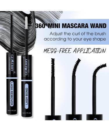 GEMERRY Lash Bond & Remover - 48H Waterproof Cluster Lash Glue & Remover for DIY Eyelash Extensions (10ml - Buy Online on GoSupps.com