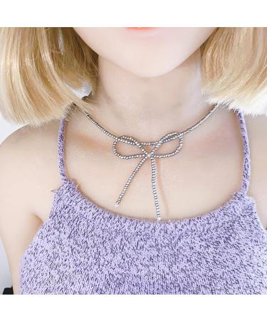 Oralgo's Handmade Unique Collarbone Chain Necklace | Fashionable Loop Trailer Brazen Material Perfect for Parties & Everyday Wear - Buy Online on GoSupps.com
