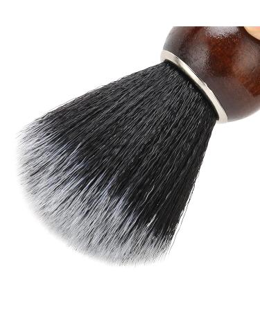Premium Hair Shaving Brush for Men | Wooden Handle Barber Tool for Rich Lather | Travel-Friendly Razor Brush - Buy Online on GoSupps.com