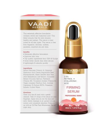 Skin Firming Serum with 2.5% Retinol & Hyaluronic Acid - 30ml | Anti-Aging Face Care for All Skin Types - International Shipping Available - Buy Online on GoSupps.com