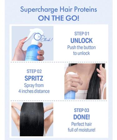 HAIR PLUS Protein Bond Water Essence for Hair - Floral - 6.7 Fl Oz. - Buy Online on GoSupps.com