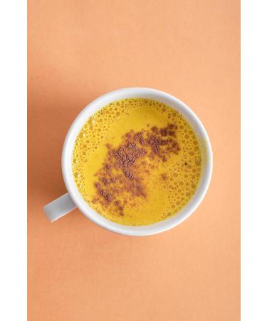 Jeske Sports Supplies Tasty Pott Organic golden milk mixture 250 grams turmeric ginger cinnamon curcumin antioxidants Ayuveda immune system refill bag value pack - Buy Online on GoSupps.com