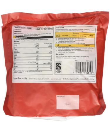 MORRISONS STRAIGHT TO WOK UDON NOODLES 2 X 150G - Buy Online on GoSupps.com