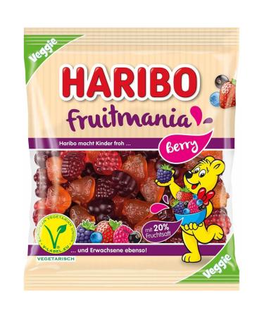 HARIBO Fruitmania Berry soft fruit candy - Veggie - Bag 160g