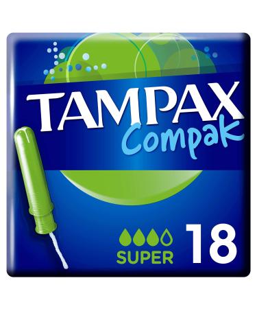 Tampax Compak Super Tampons with Applicator