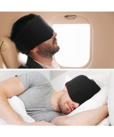 FRESHME Handmade Cotton Sleep Mask for Women Men - Blackout Eye Mask for Sleeping with Adjustable Velcro - Soft Breathable Blindfold for Night Nap Travel - Buy Online on GoSupps.com