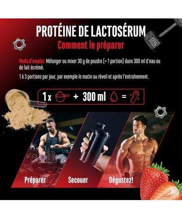  GEN GERMAN ELITE NUTRITION Whey Protein Complex - 1000g (Strawberry Milk) - With portion of isolate - Instant protein with BCAAs & EAAs - German Elite Nutrition - Buy Online on GoSupps.com