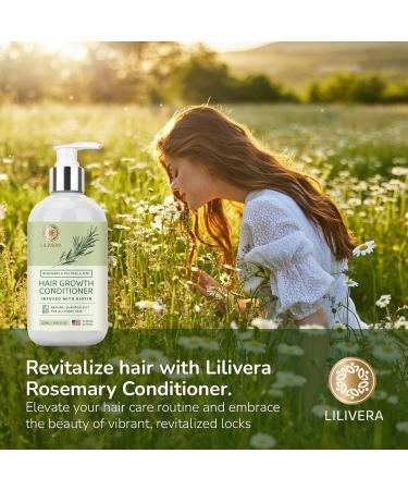 Rosemary Hair Growth Conditioner - Biotin Fortified for Thinning & Damaged Hair - 11.8 fl. oz | Moisturizing & Strengthening - Buy Online on GoSupps.com