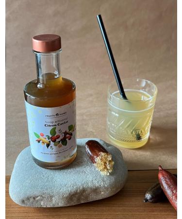 Fruits at home - Lemon caviar Elixir syrup (260 ml) - Buy Online on GoSupps.com