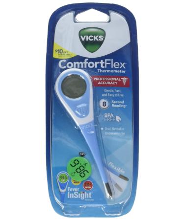Vicks ComfortFlex Digital Thermometer 1 ea - Buy Online on GoSupps.com