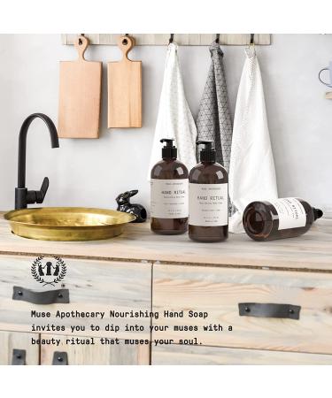 Muse Bath Apothecary Hand Ritual - Aromatic Hand Soap with Aloe, Eucalyptus, Lavender Essential Oils - 16 oz 2 Pack - Buy Online on GoSupps.com