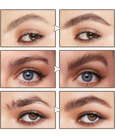 EONFAVE Eyebrow pencil 4 forks microblading eyebrow pencil waterresistant durable smudgeproof eyebrow pencil quickdrying high pigment eyebrow pencil with 4 fork tips 02 light brown - Buy Online on GoSupps.com