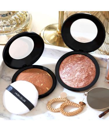 LAURA GELLER NEW YORK Baked Face and Body Frosting Illuminating Bronzer Powder Weightless Creamy Texture - 08 Tahitian Ginger - Buy Online on GoSupps.com