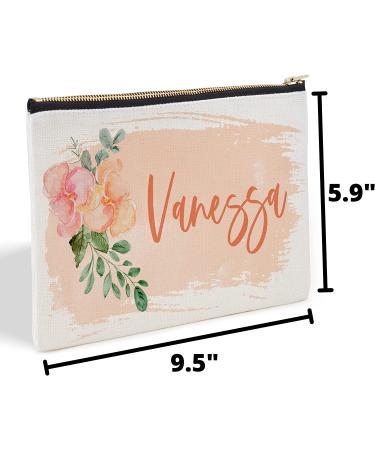 Bridesmaid Proposal Gifts - Personalized Makeup Bags for Women - Set of 5 - Monogrammed Cosmetic Pouches - Custom Cosmetic Bags in 9 Colors - Buy Online on GoSupps.com